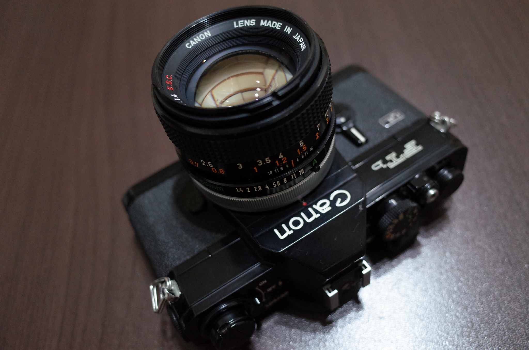 古典 Canon キヤノン FTb+28mm #09SE1071028285 F3.5 フィルムカメラ