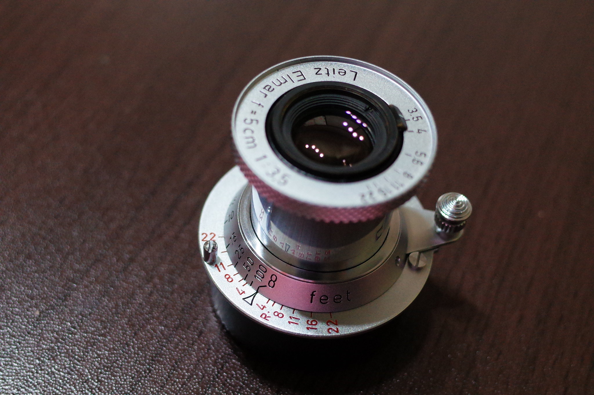 赤箱付属】Leica:FIKUS zoomhood (Elmar 50mm用) フィルムカメラ